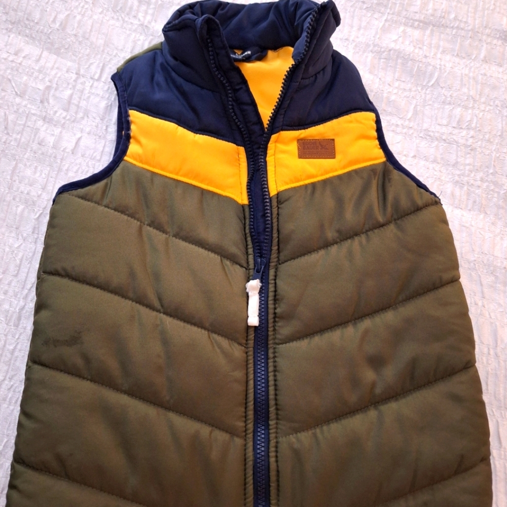 Eddie Bauer Kids Vest - Navy, Yellow, Olive